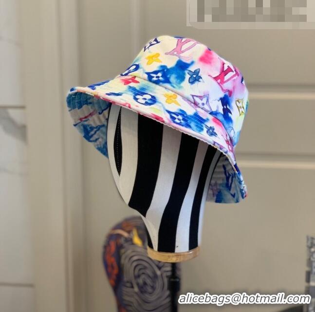 Best Price Louis Vuitton Monogram Watercolor Bucket Hat LV1740 Multicolor 2021