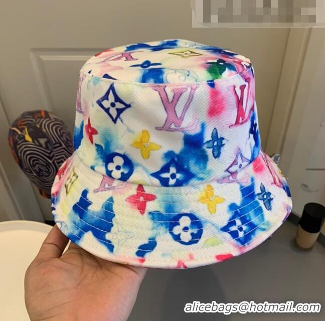 Best Price Louis Vuitton Monogram Watercolor Bucket Hat LV1740 Multicolor 2021