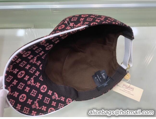 Well Crafted Louis Vuitton Monogram Ox Jacquard Canvas Baseball Hat LV0175 Pink 2021