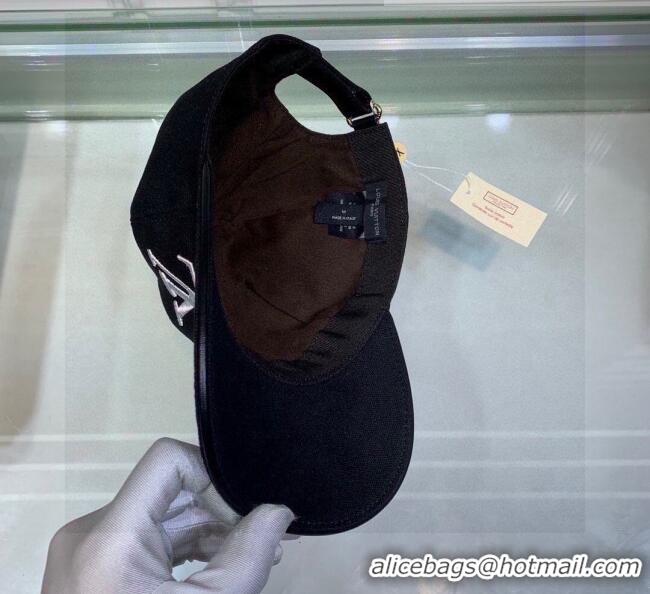 Best Price Louis Vuitton Canvas Baseball Hat LV1840 Black 2021