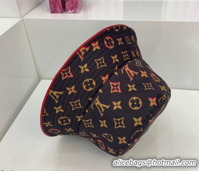 Top Quality Louis Vuitton Multicolored Monogram Bucket Hat LV1879 Brown 2021