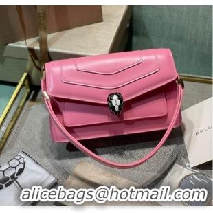 Super Quality Bvlgari Serpenti Forever leather small crossbody bag 292104 pink