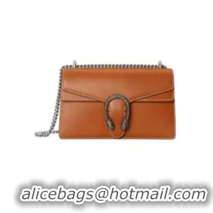 Stylish Best Gucci Dionysus small shoulder bag 400249 brown