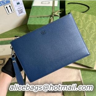 Gucci GG Marmont pouch 475317 blue