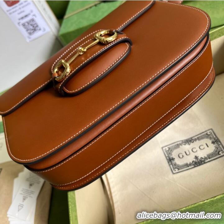 Promotional Gucci Horsebit 1955 small bag 602207 caramel