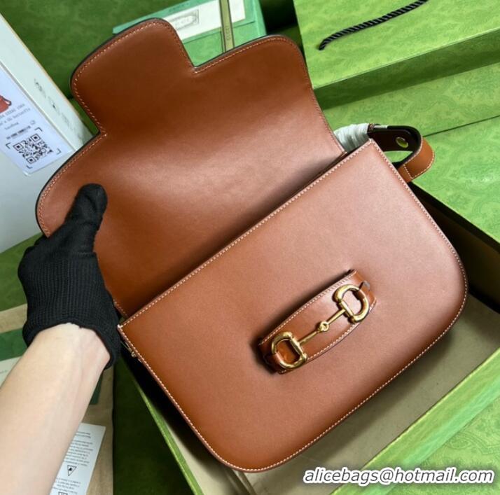 Promotional Gucci Horsebit 1955 small bag 602207 caramel