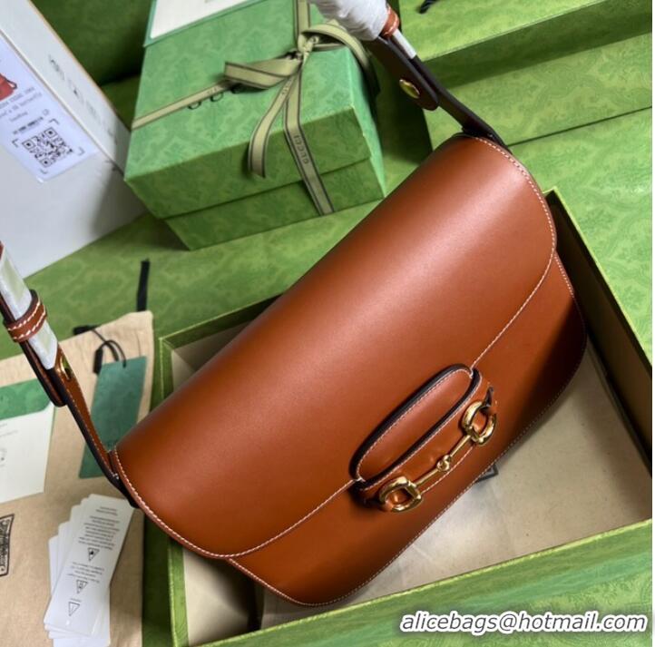 Promotional Gucci Horsebit 1955 small bag 602207 caramel