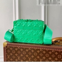 New Design Louis Vuitton Handle Soft Trunk Bag in Monogram Leather M20956 Minty Green 2022