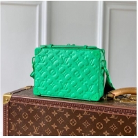 New Design Louis Vuitton Handle Soft Trunk Bag in Monogram Leather M20956 Minty Green 2022