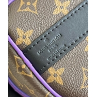 Popular Style Louis Vuitton Monogram Canvas KEEPALL BANDOULIERE 25 M20900 purple