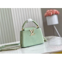 Top Quality Louis Vuitton CAPUCINES MINI M81190 light green