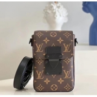 Classic Specials Louis Vuitton Monogram Canvas S-LOCK VERTICAL WEARABLE WALLET M81524 Black