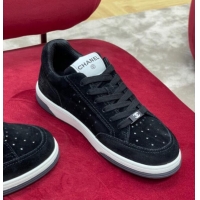 Classic Hot Chanel Suede Sneakers G38811 Black