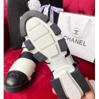 Best Price Chanel Leather Strap Wrap Ankle Boots White 071810