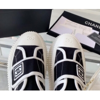 Good Looking Chanel Canvas Platform Sneakers Black 2071827