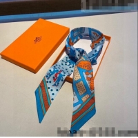 Hot Sell Cheap Hermes Silk Bandeau Scarf H2306 Blue 2022