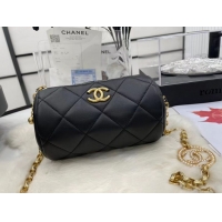 Top Grade Chanel Original Mini Bowling Bag Black AS3384 Black