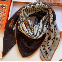 Cheapest Best Hermes Cashmere & Silk Sqaure Scarf 100 H2696 Orange 2022