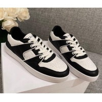 Low Cost Celine White Leather Sneakers Black 062133