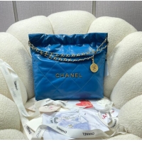 Traditional Specials CHANEL 22 HANDBAG AS3260 blue