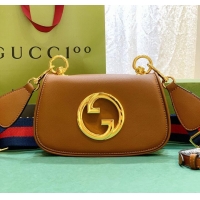 Sumptuous Discount Gucci Blondie Original leahter shoulder bag 698643 brown