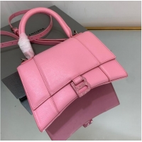 Good Looking Balenciaga HOURGLASS SMALL TOP HANDLE BAG 592834 PINK