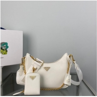 Promotional Prada Re-Edition 2005 Saffiano shoulder bag 1BH204 white