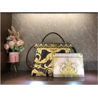 Promotional Fendi Peekaboo printed silk bag bag F1951 black