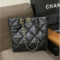 Super Quality CHANEL 19 SHOPPING BAG AS3519 Black