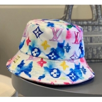 Best Price Louis Vuitton Monogram Watercolor Bucket Hat LV1740 Multicolor 2021