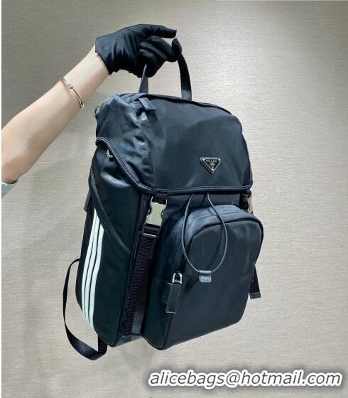 Trendy Design Prada Adidas for Prada Re-Nylon Backpack Bag 2VZ135 Black 2022