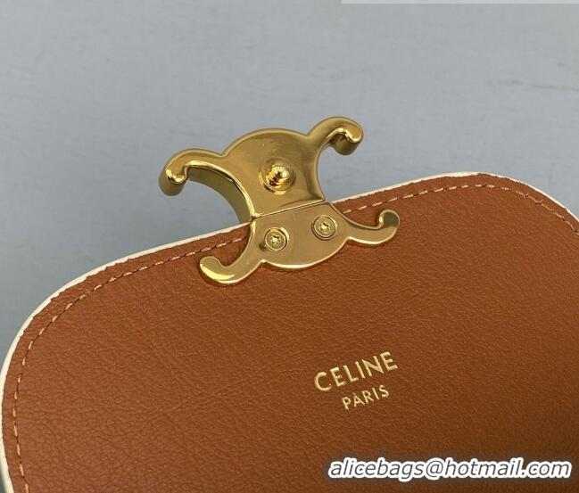 Reasonable Price Celine Triomphe Small Wallet 60030 White 2021