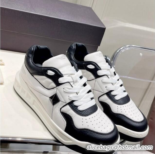 Best Product Valentino One Stud Low-Top Nappa Sneakers White/Black 2062515