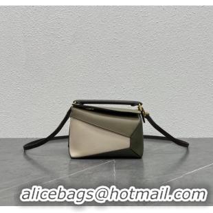 Good Taste Loewe mini Puzzle Bag Original Leather A6124 gray