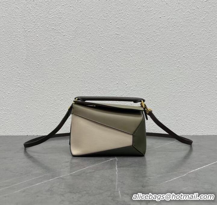 Good Taste Loewe mini Puzzle Bag Original Leather A6124 gray