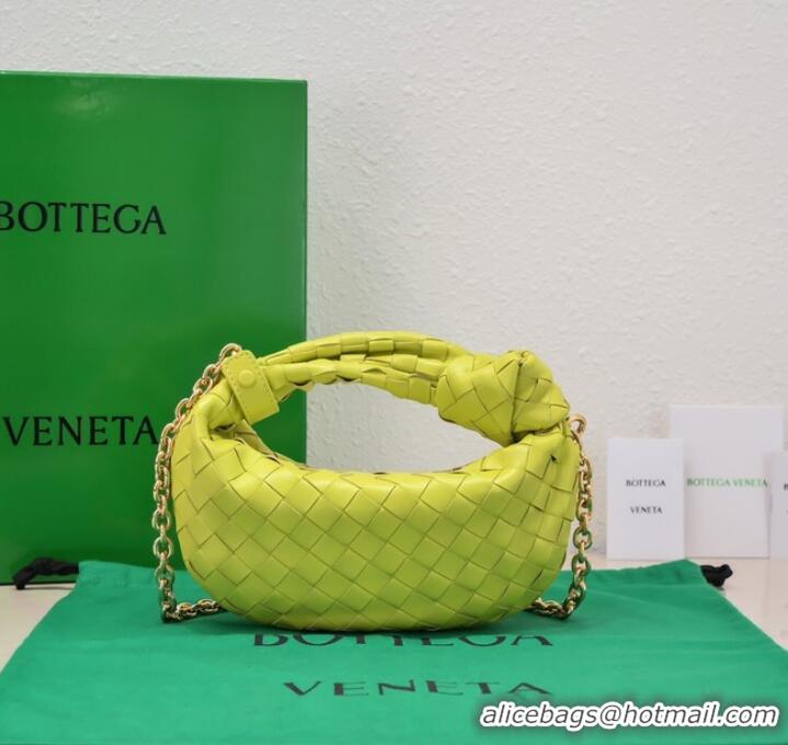 Pretty Style Bottega Veneta Mini Jodie 709562 Glittering green