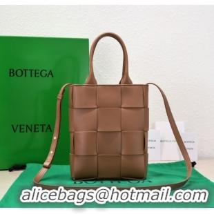 Low Price Bottega Veneta Mini Cassette Tote Bag 709341 brown