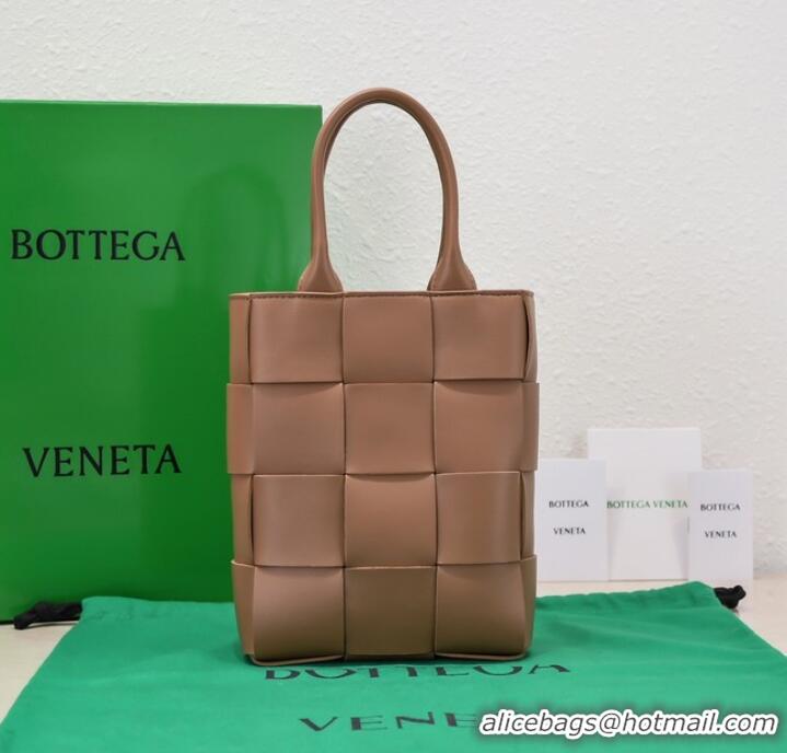 Low Price Bottega Veneta Mini Cassette Tote Bag 709341 brown