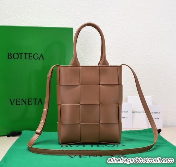 Low Price Bottega Veneta Mini Cassette Tote Bag 709341 brown