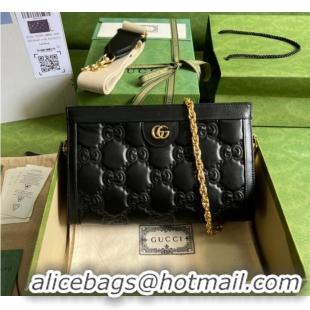 Promotional Gucci GG Matelasse leather shoulder bag 702200 black