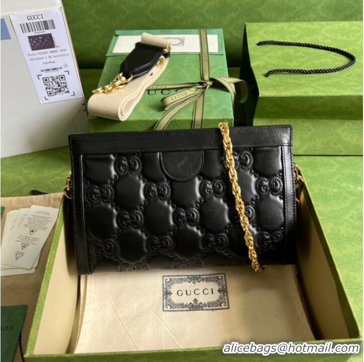 Promotional Gucci GG Matelasse leather shoulder bag 702200 black