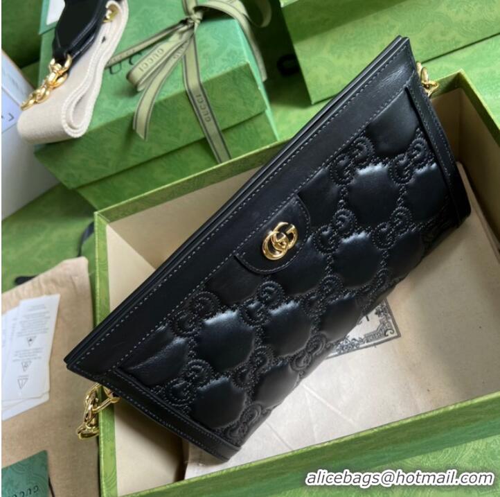 Promotional Gucci GG Matelasse leather shoulder bag 702200 black