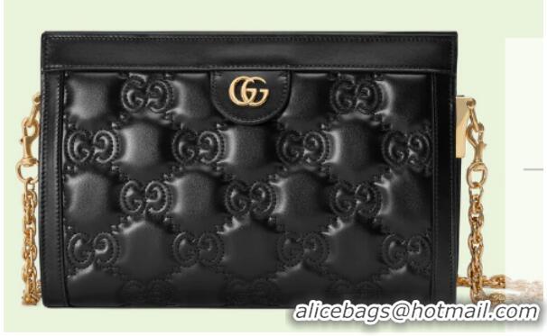 Promotional Gucci GG Matelasse leather shoulder bag 702200 black