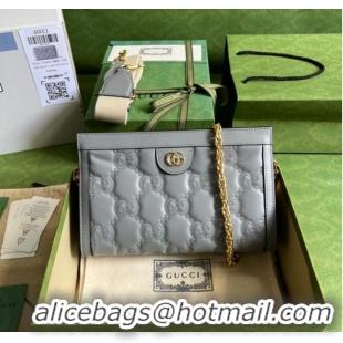 Reasonable Price Gucci GG Matelasse leather shoulder bag 702200 Dusty grey