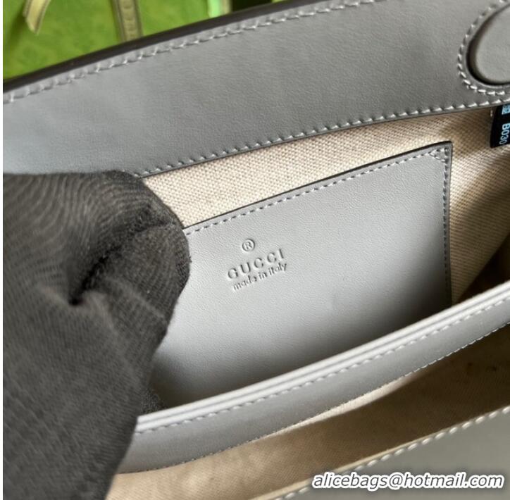 Reasonable Price Gucci GG Matelasse leather shoulder bag 702200 Dusty grey