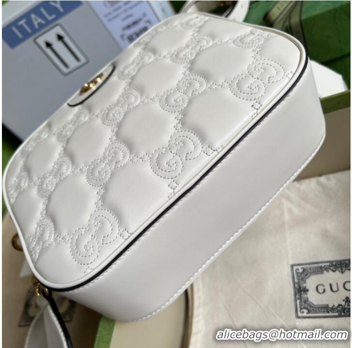 Classic Specials Gucci GG Matelasse leather shoulder bag 702234 white