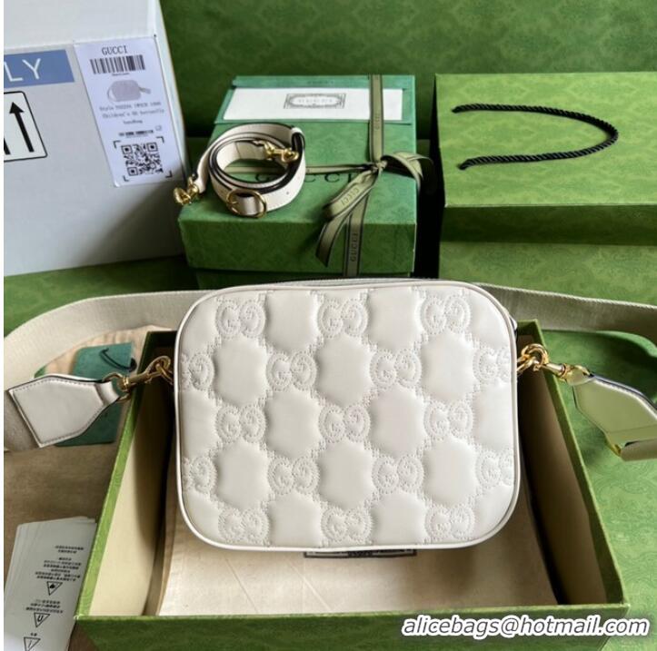 Classic Specials Gucci GG Matelasse leather shoulder bag 702234 white