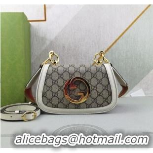 Grade Design Gucci GG Supreme canvas Blondie mini bag 698643 White