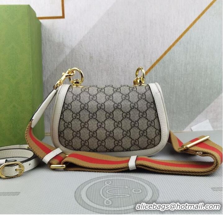 Grade Design Gucci GG Supreme canvas Blondie mini bag 698643 White