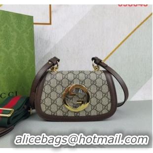 Particularly Recommended Gucci GG Supreme canvas Blondie mini bag 698643 brown